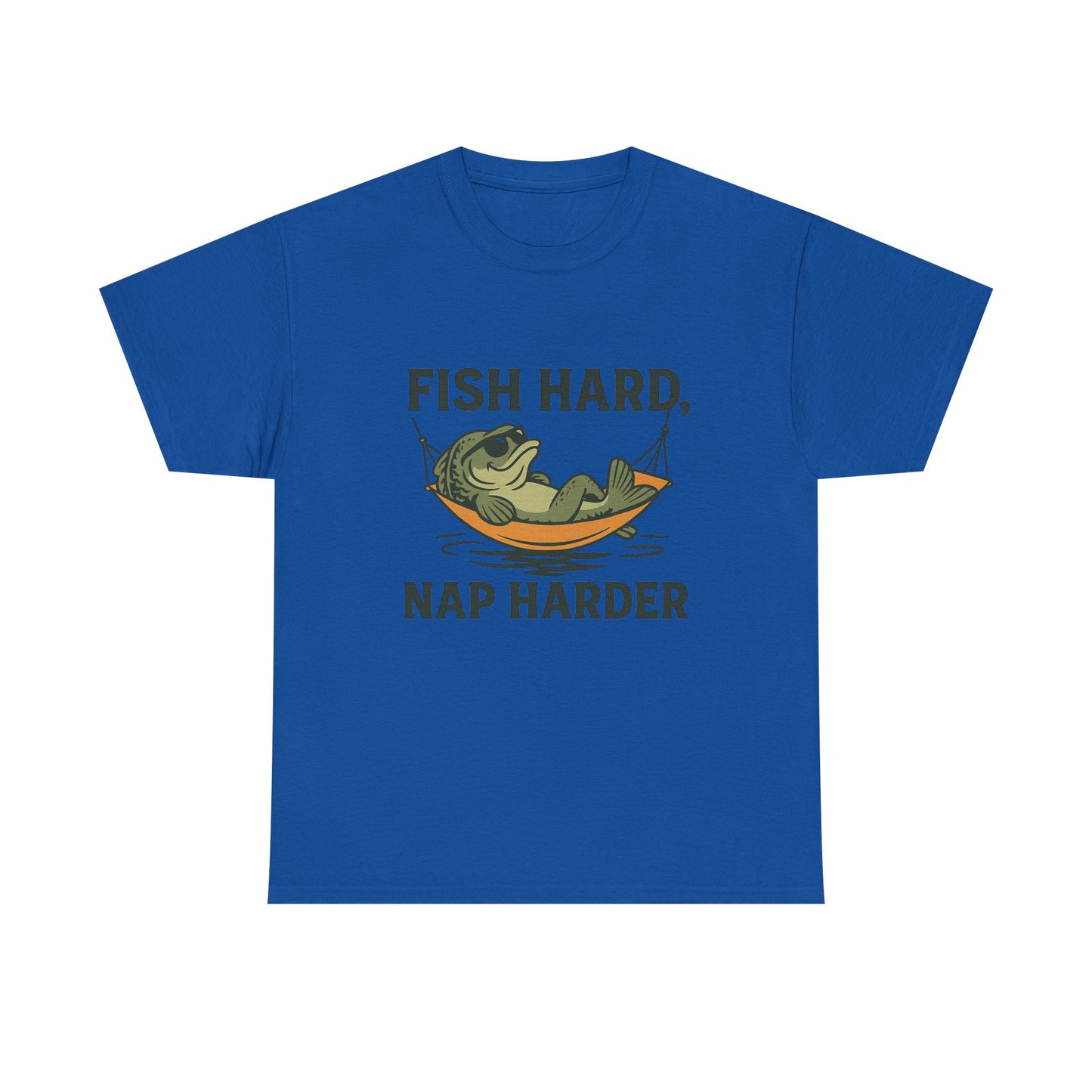 Fish Hard, Nap Harder Funny Fishing Shirt